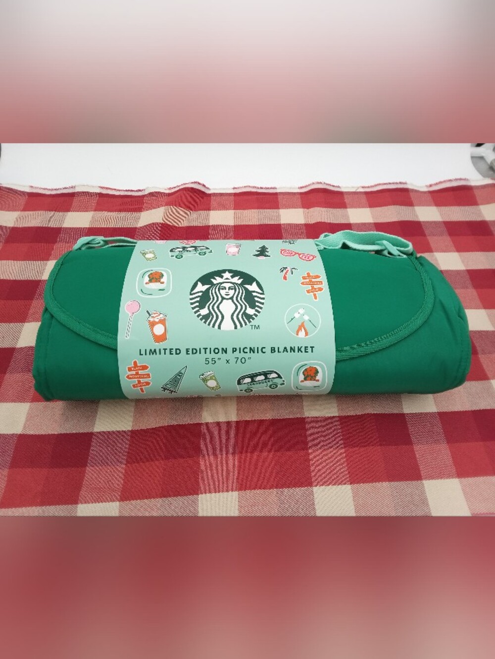 NWTStarbucks Limited Edition Picnic Blanket
